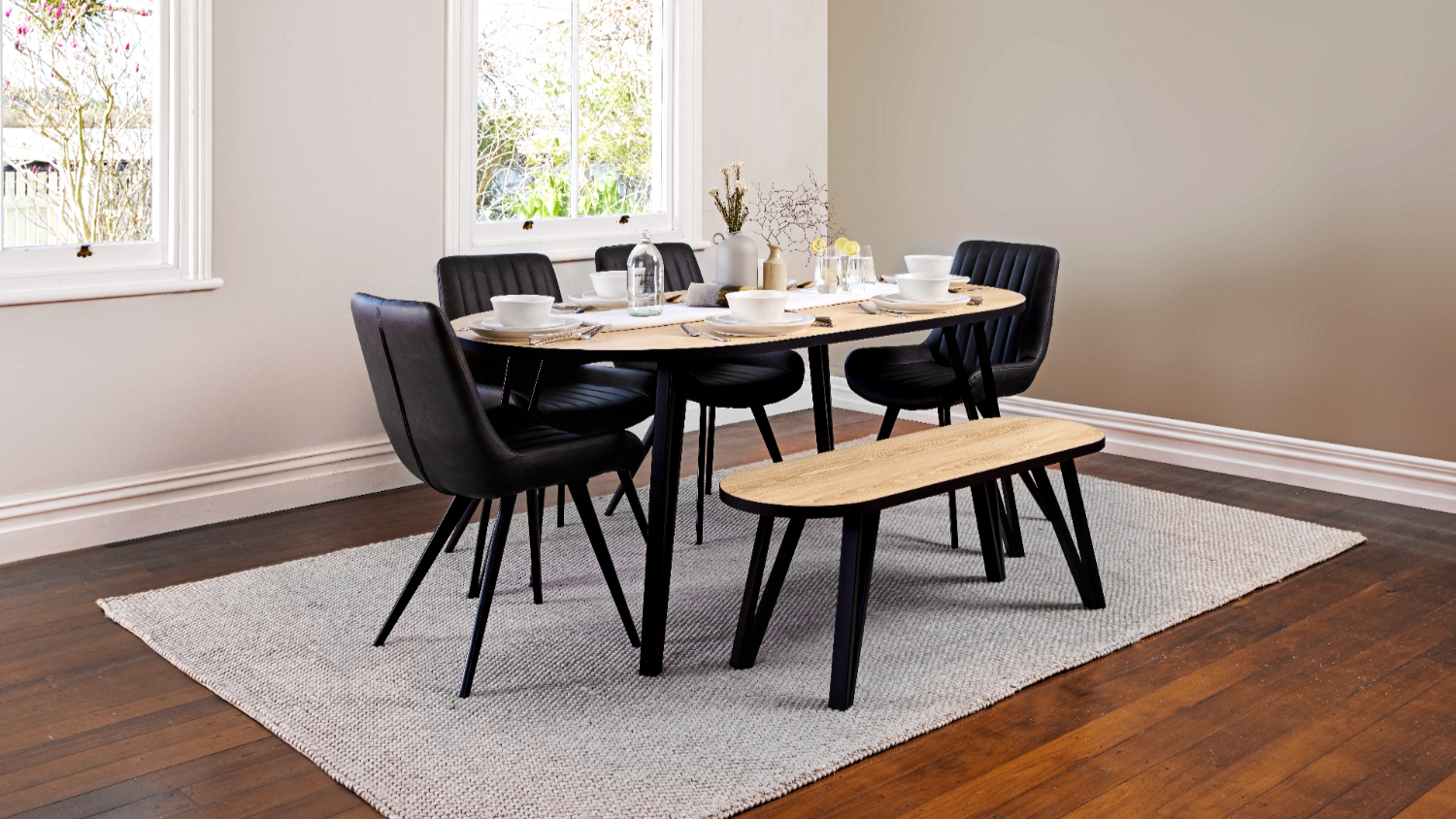 Orb 1200mm Dining Bench