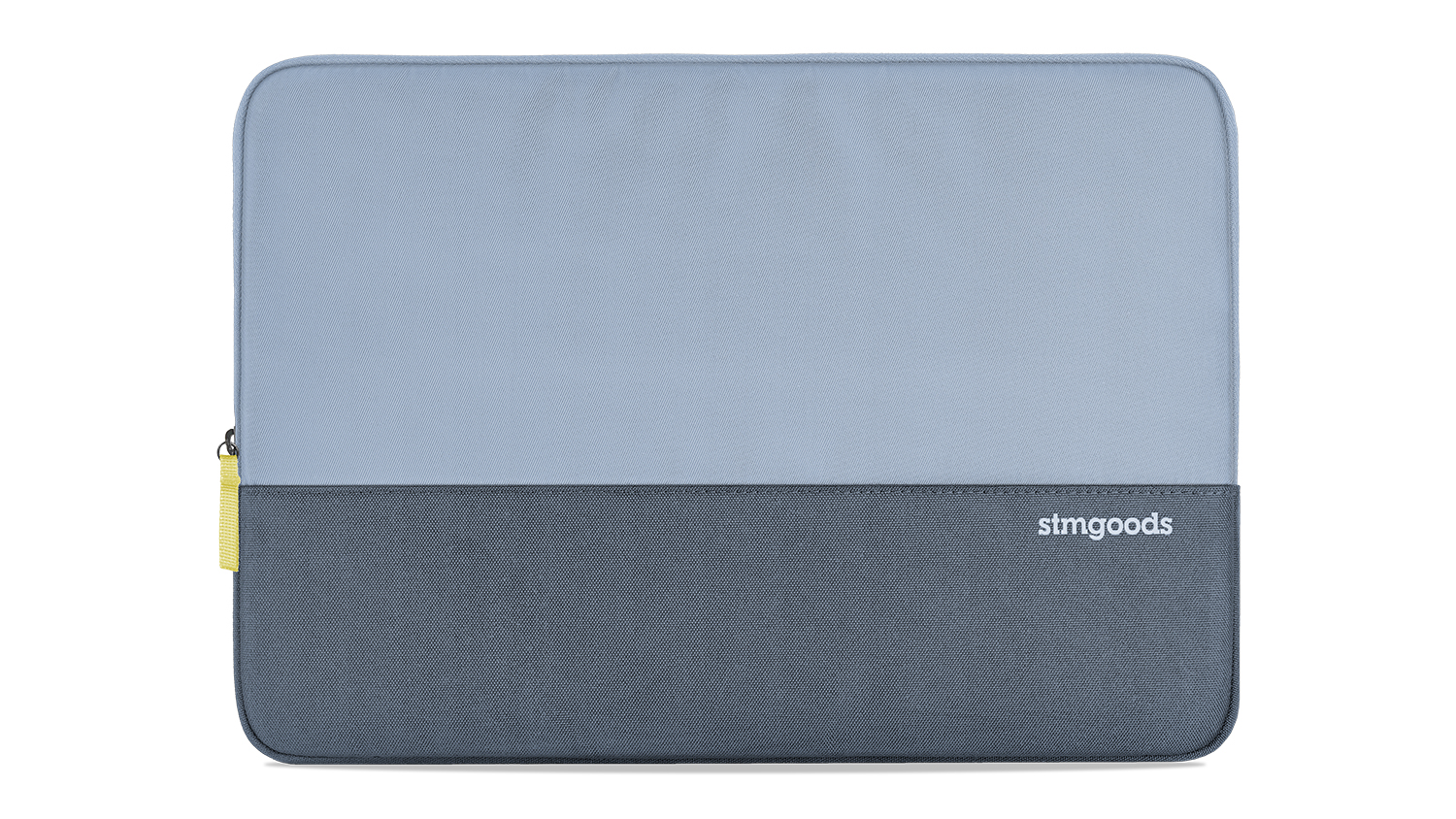 Front view of the STM Origin Sleeve with Glacier Blue finish