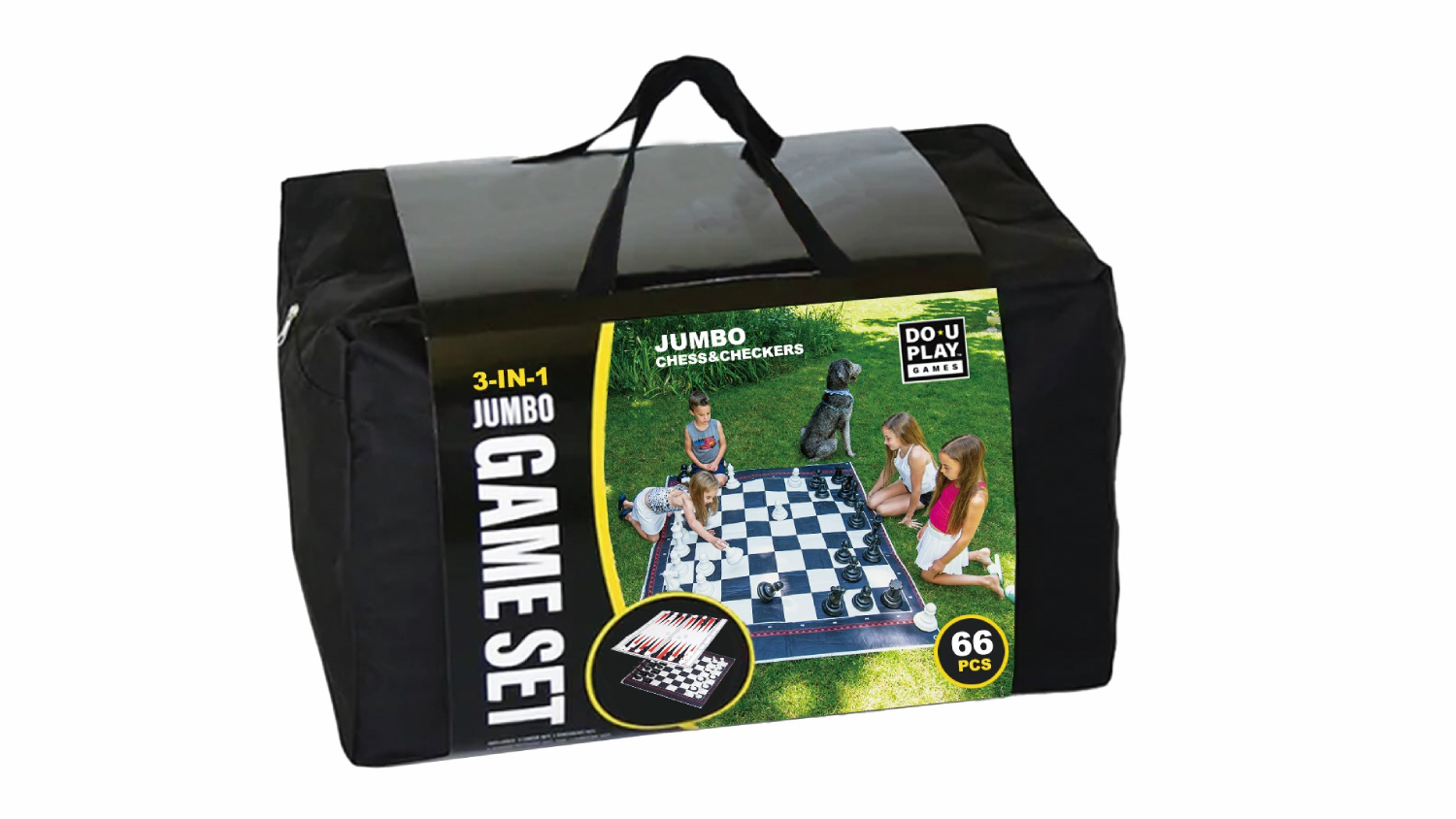 Do U Play 3-in-1 Classic Board Game Set