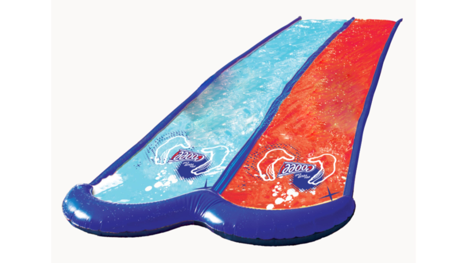 A left-angled view of a twin Slide N Glide