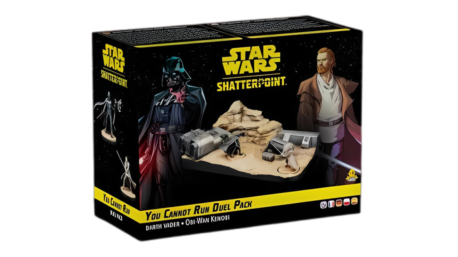 A packaging of the Star Wars Shatterpoint Duel Pack