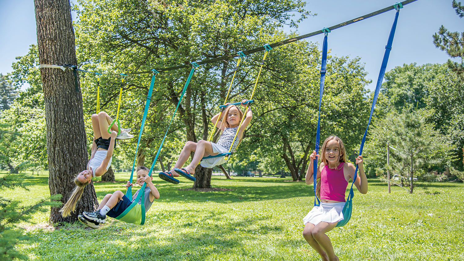 Trelines Swing Setline Outdoor Rope Swing Set 11m