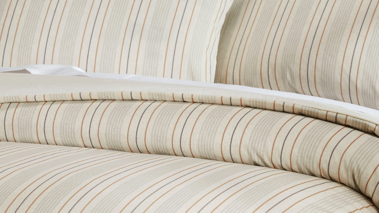 Alexia Natural Duvet Cover Set by L'Avenue