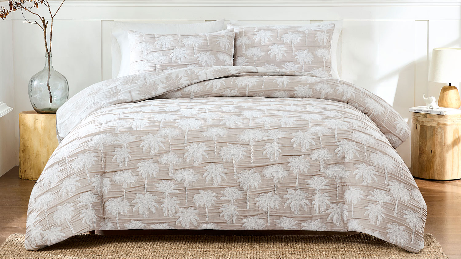Byron Bay Natural Duvet Cover Set by L'Avenue