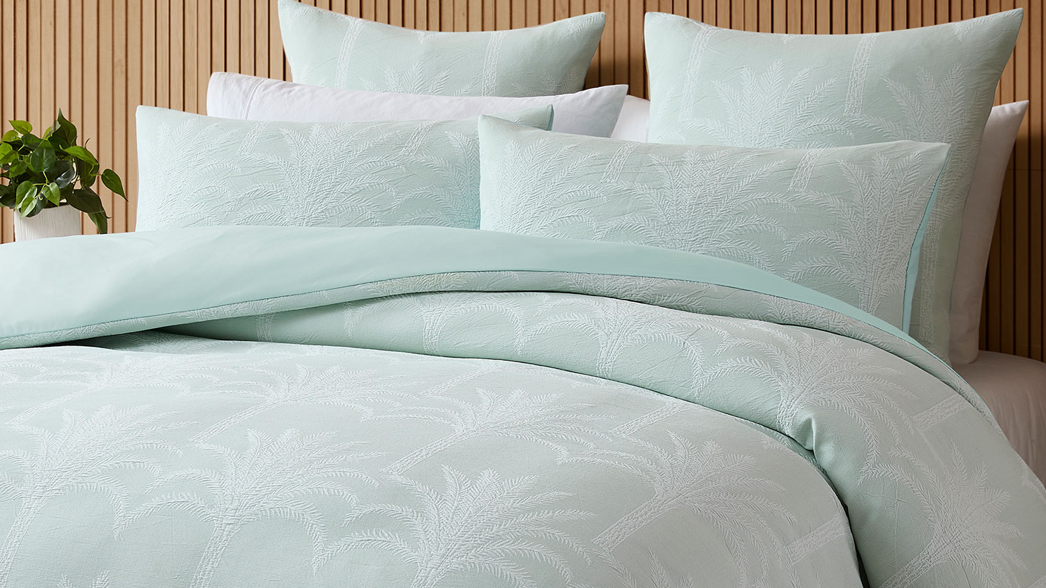 Caribbean Seafoam Duvet Cover Set by L'Avenue