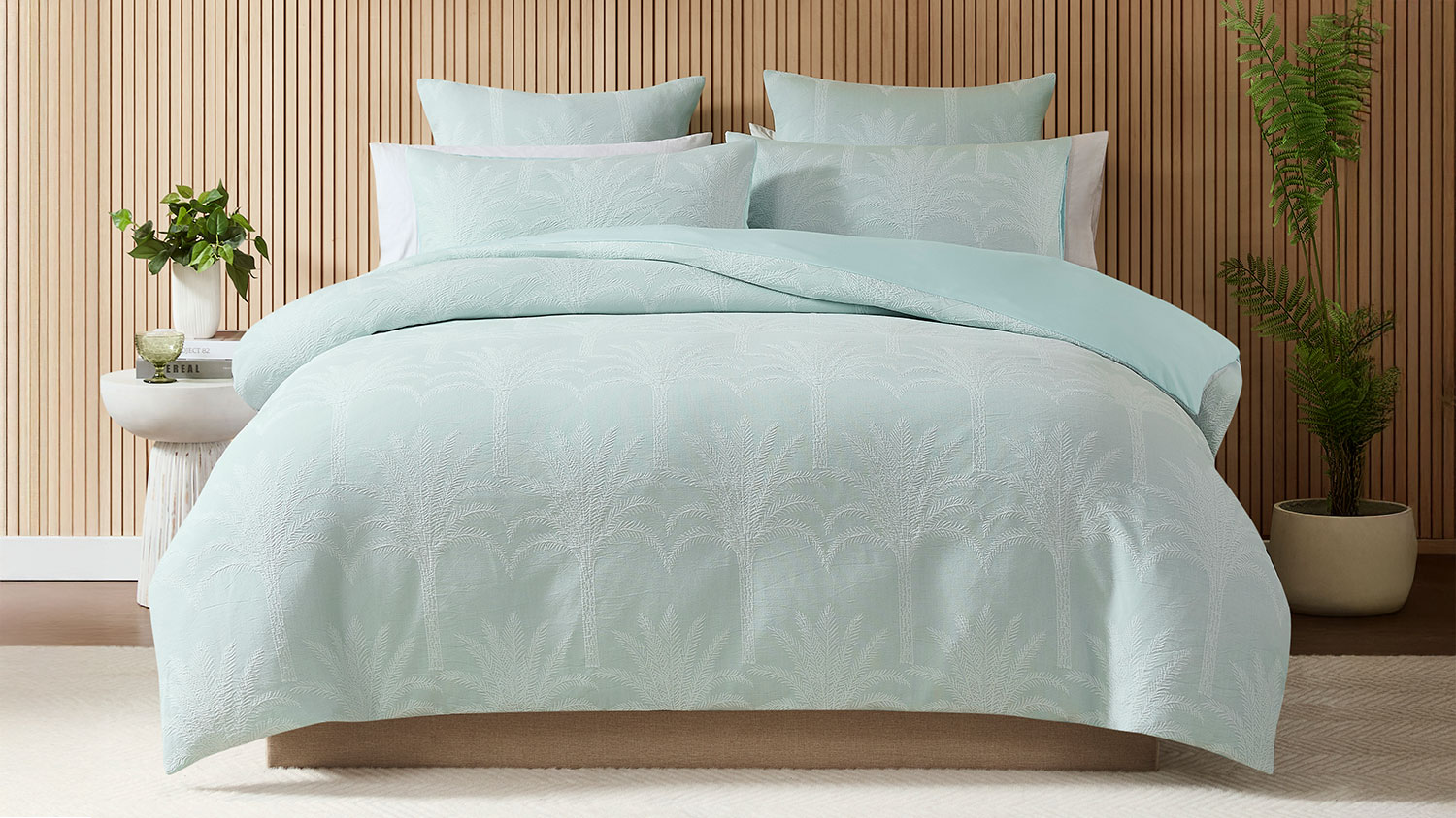 Caribbean Seafoam Duvet Cover Set by L'Avenue