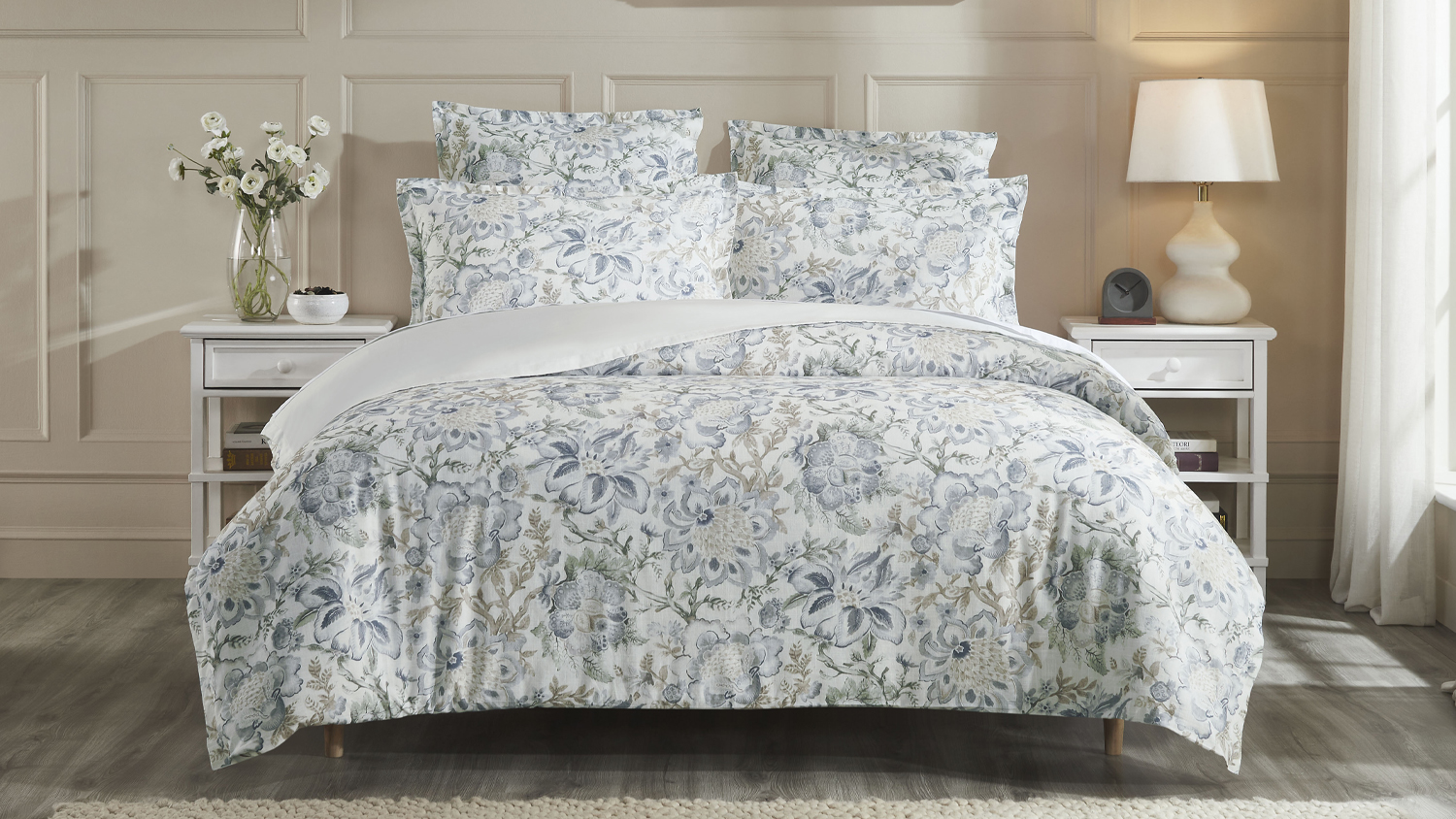 Celine Chambray Duvet Cover Set by L'Avenue
