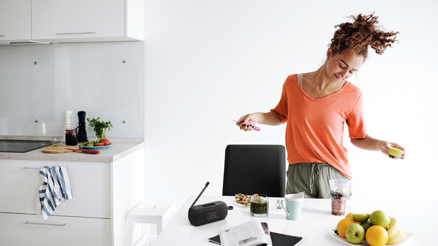 JBL Tuner 3 Portable Bluetooth Speaker with DAB/FM Radio - Black (JBLTUNER3BLK)