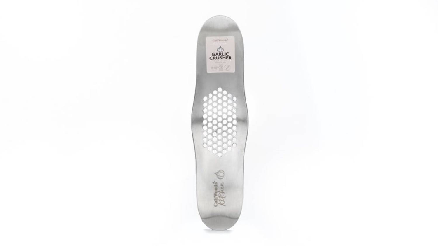 CaliWoods Solid Garlic Crusher