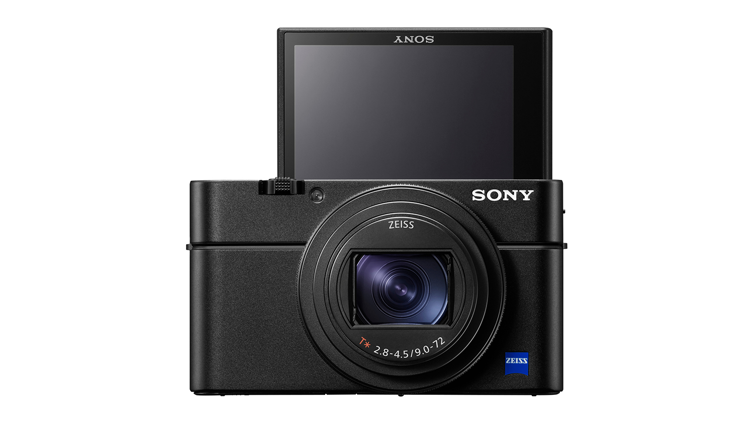 A Sony RX100 VII Compact Digital Camera in a sleek black finish