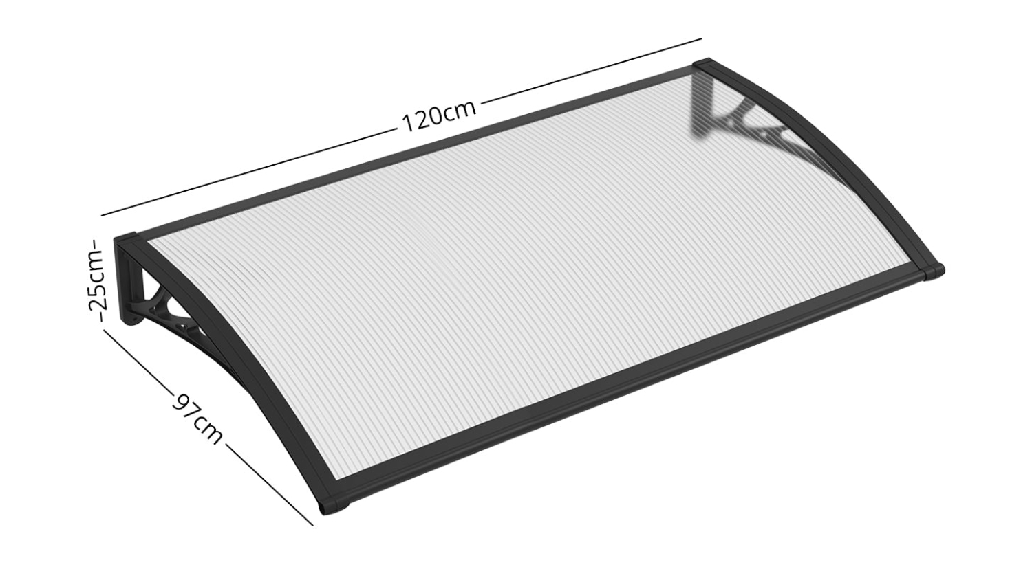 TSB Living Window Awning 100 x 120cm – Clear