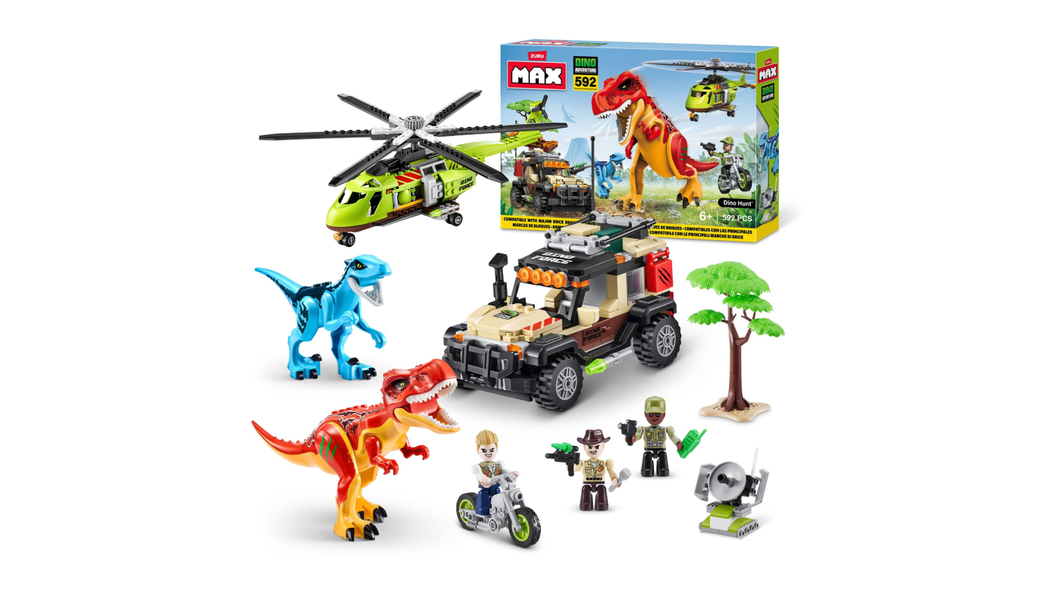 Zuru MAX dinosaur adventure package contents
