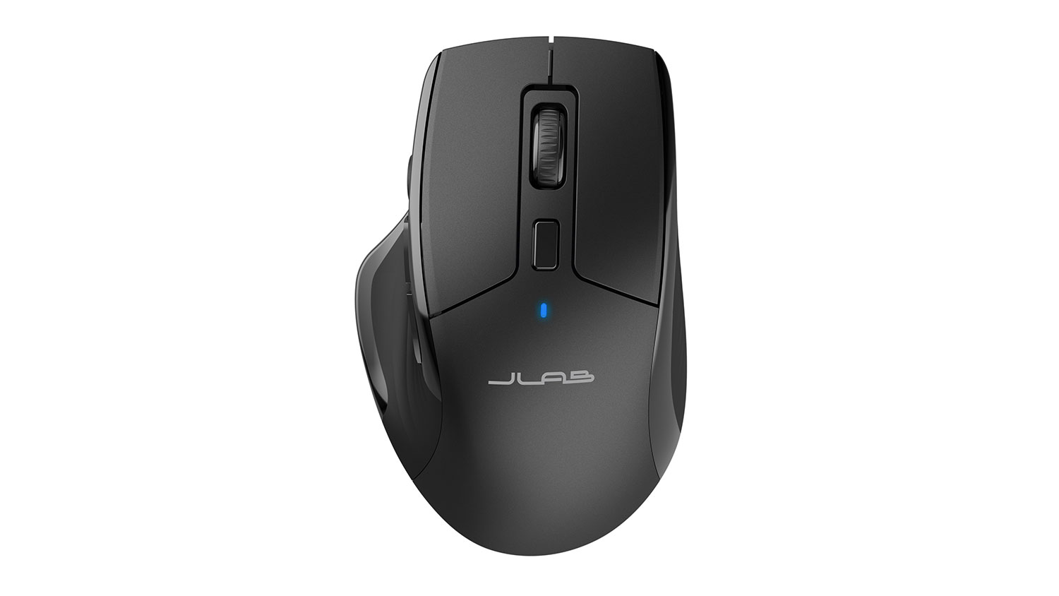 A JLab JBuds Wireless Mouse in a sleek black finish