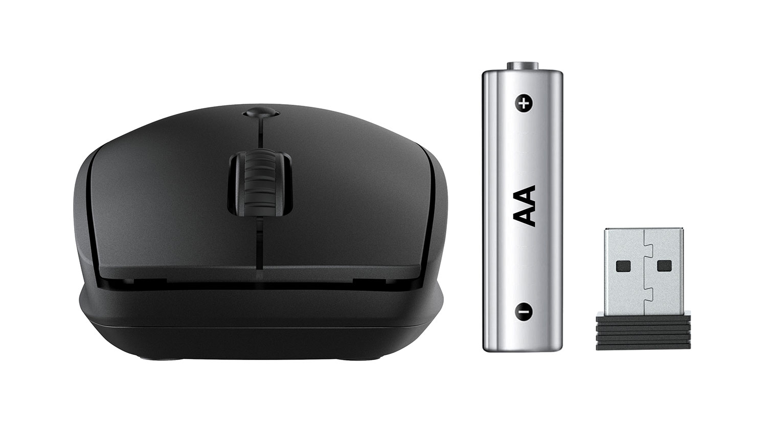 JLab Go Wireless Mouse - Black (MGOMOUSERBLK124)