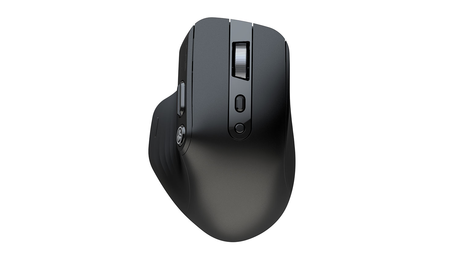 A JLab Epic Mouse 2 Wireless Mouse in a sleek black finish