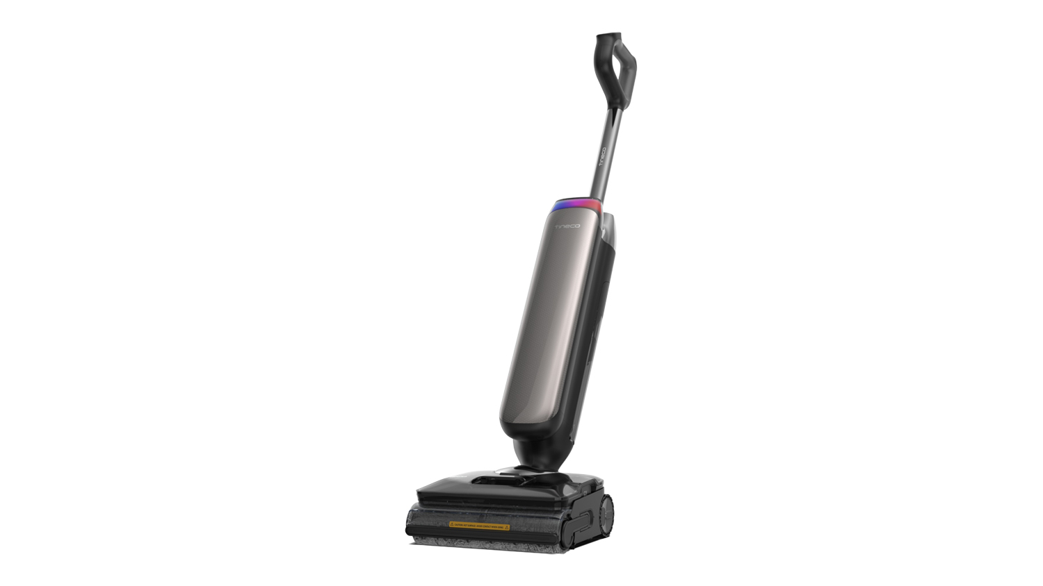 Angled view of bronze Tineco FLOOR ONE S9 Artist Steam vacuum showing handle and cleaning head