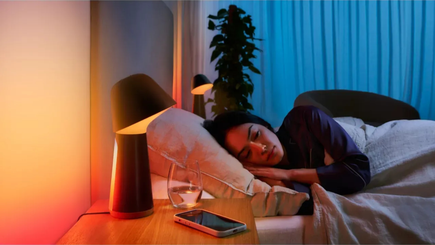 Philips Hue Twilight Smart Indoor Bedside Lamp - Black (White & Colour Ambiance)