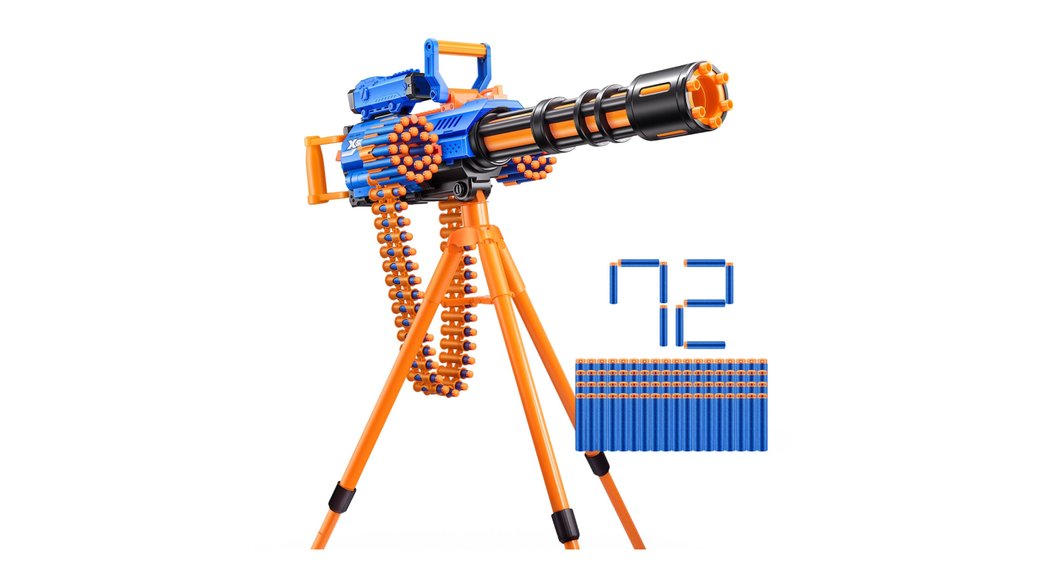 Zuru X-Shot Insanity Motorized Rage Fire Dart Gun with Darts 72pcs.