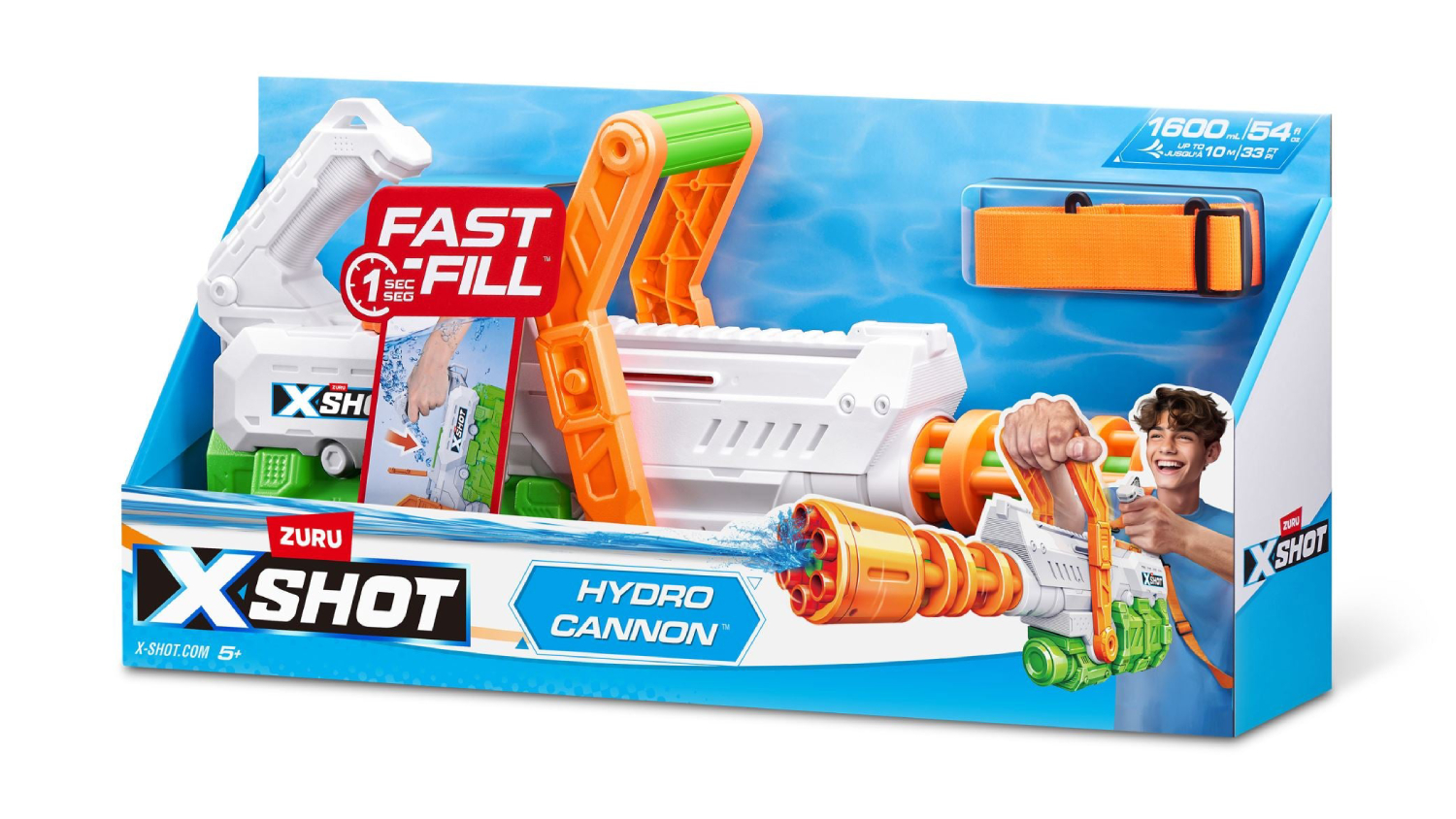 Zuru X-Shot Fast Fill Hydro Cannon Water Gun 1.6L