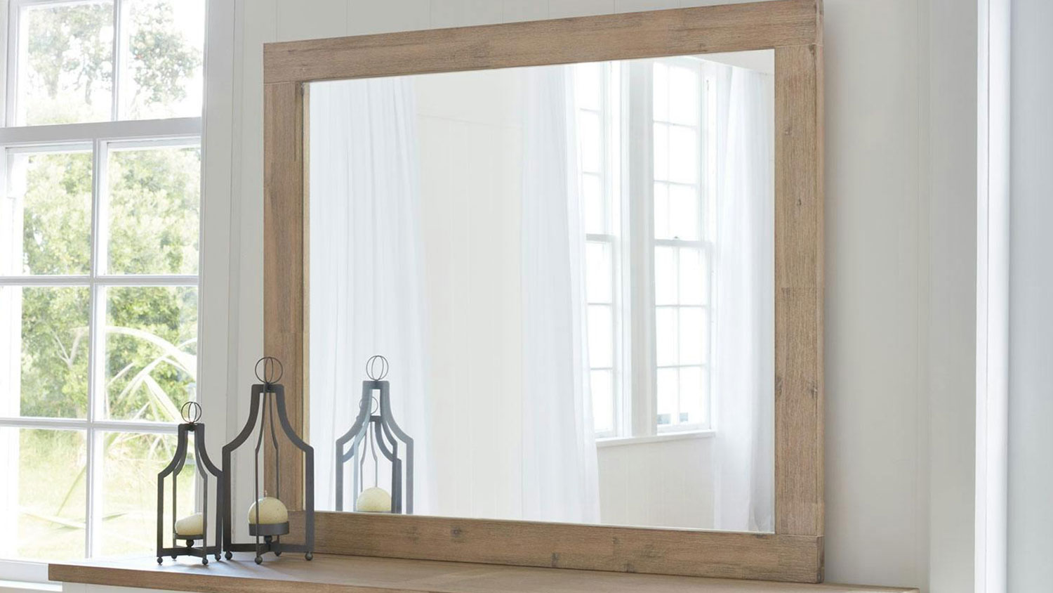 Taylor Wall Mirror sitting on the wall above a Taylor range dresser.