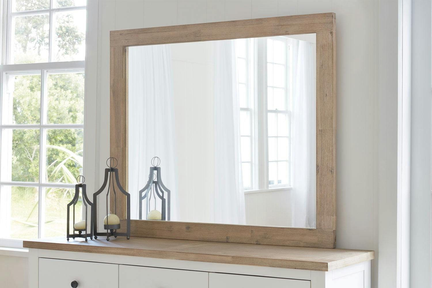 Taylor Wall Mirror sitting on the wall above a Taylor range dresser.