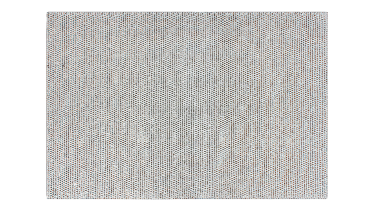 Rectangular Cyrus Rug 160 x 230cm in silver colour with a tightly woven texture and minimalist design