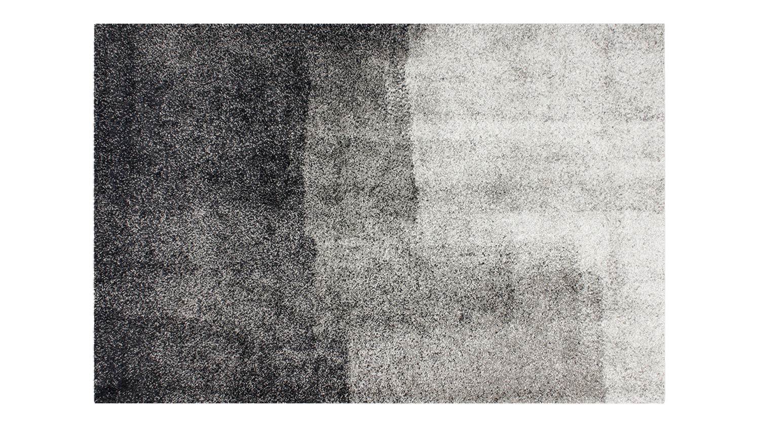 Rectangular Cooper Rug 160 x 230cm in charcoal tones with an abstract gradient design