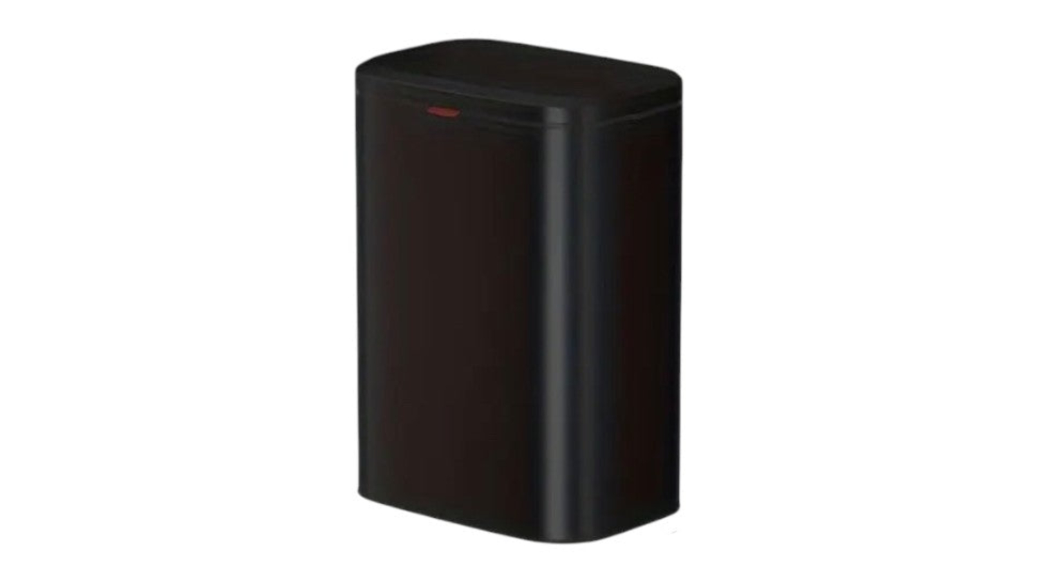 A left-angled view of the cabinet door mountable kitchen waste bin