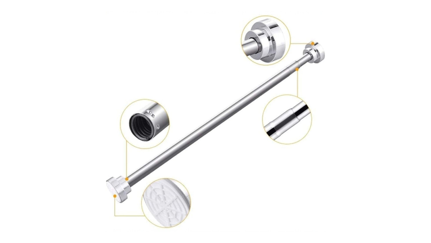 Kmall Telescopic Curtain Rod 105 - 170cm