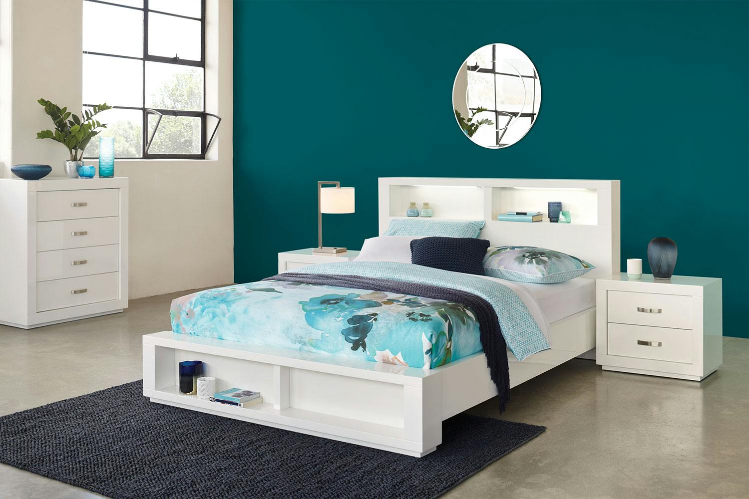 Summit Queen Bookend Bed Frame By Stoke Furniture