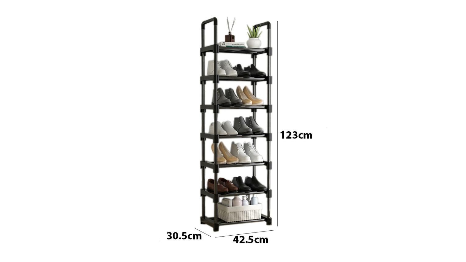 Kmall 7-Tier Vertical Shoe Storage Shelf