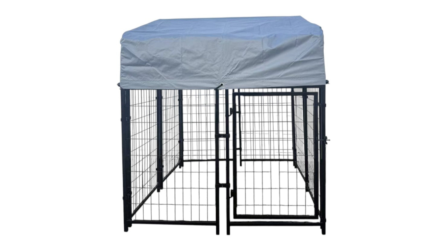 Kmall Heavy Duty Dog Kennel with Roof Cover 120 x 130 x 183cm