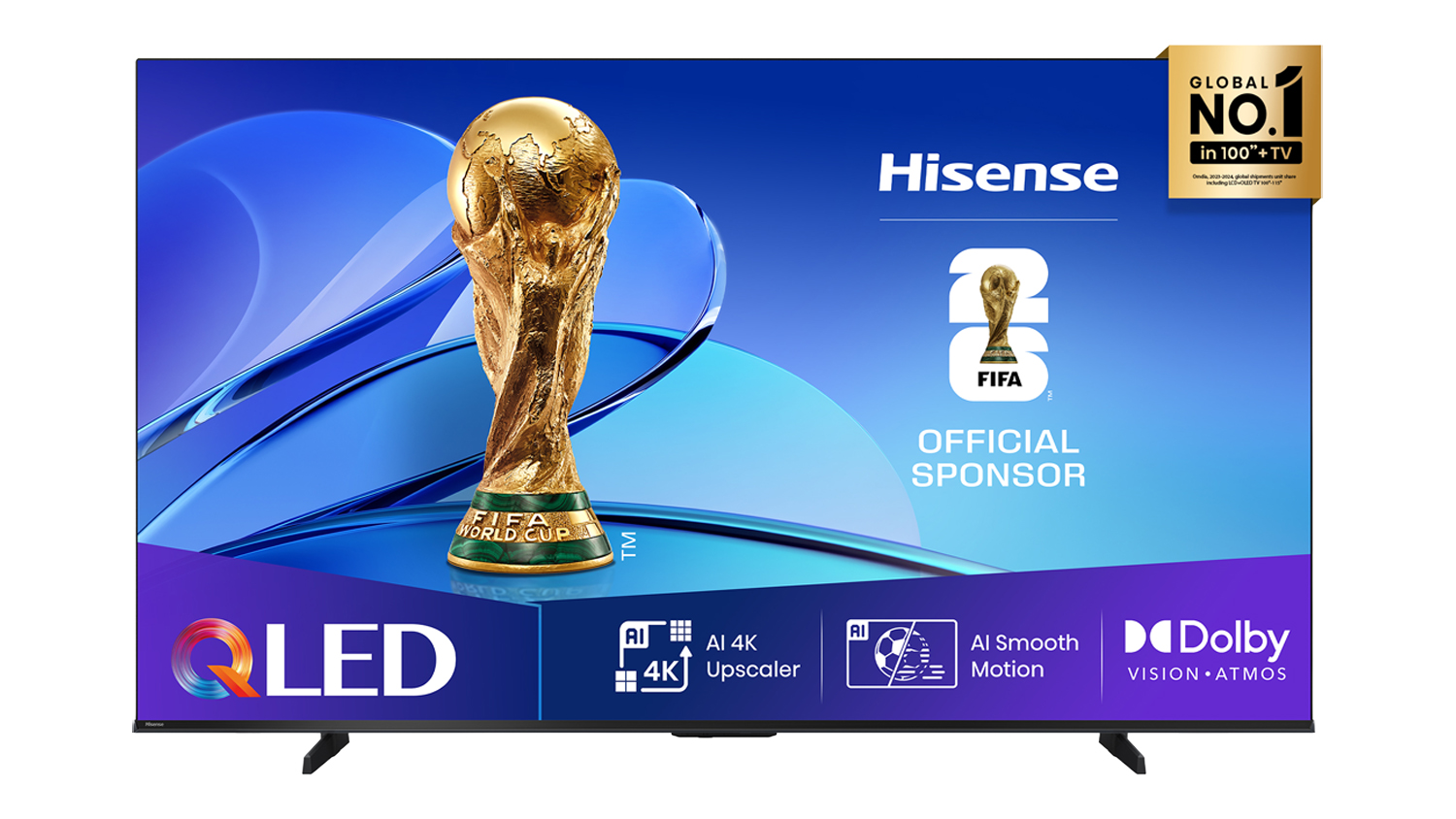 Hisense 75" Q6QNZ Smart 4K QLED TV (2025) with VIDAA U7 OS