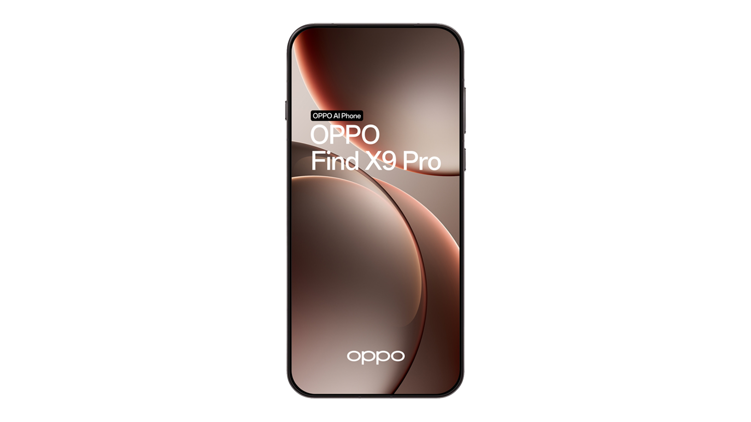 A front view of the OPPO Find X9 Pro