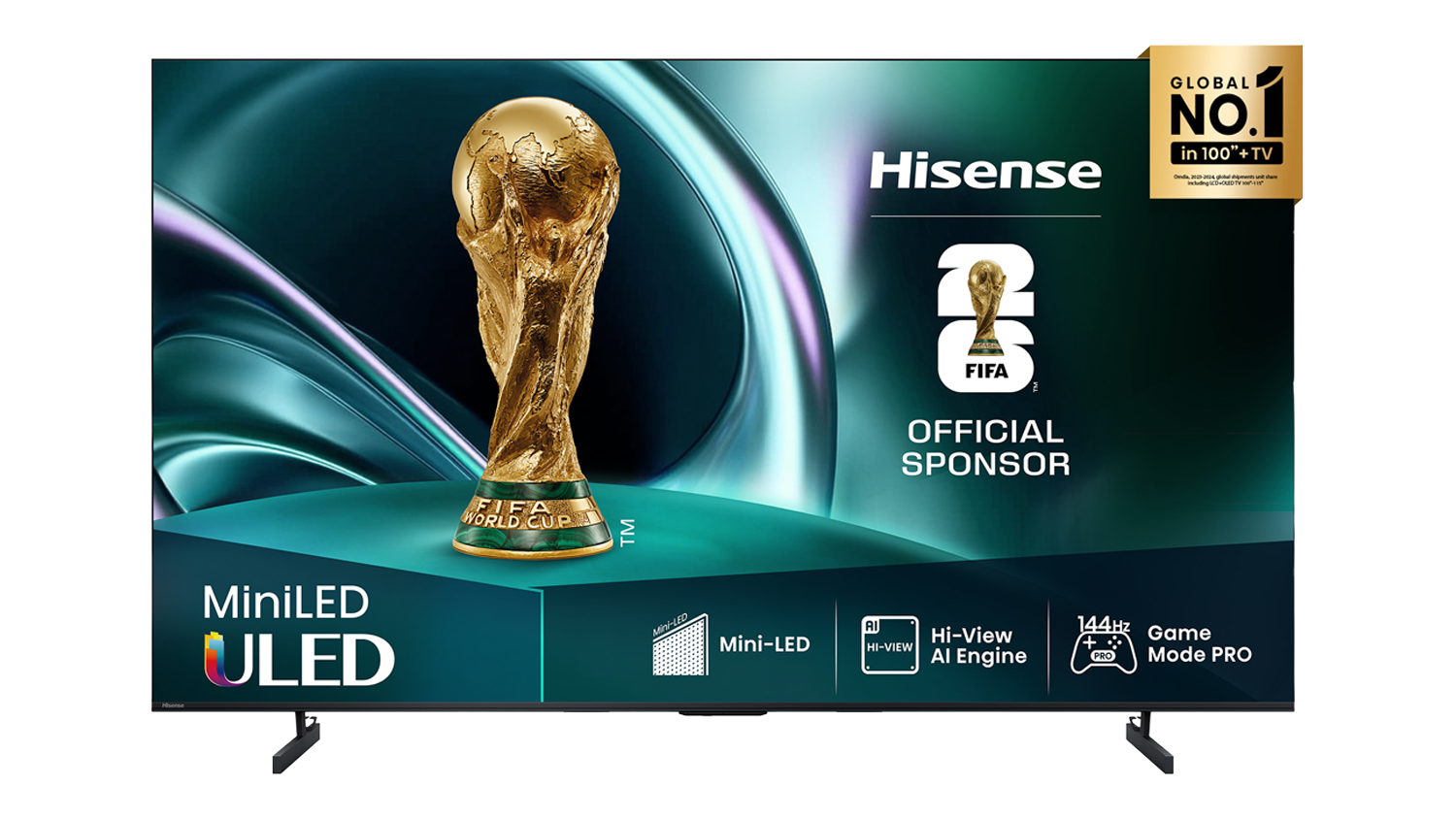 Hisense 65'' U6QNZ PRO Smart 4K QLED Mini-LED TV (2025) with VIDAA U8.5 OS