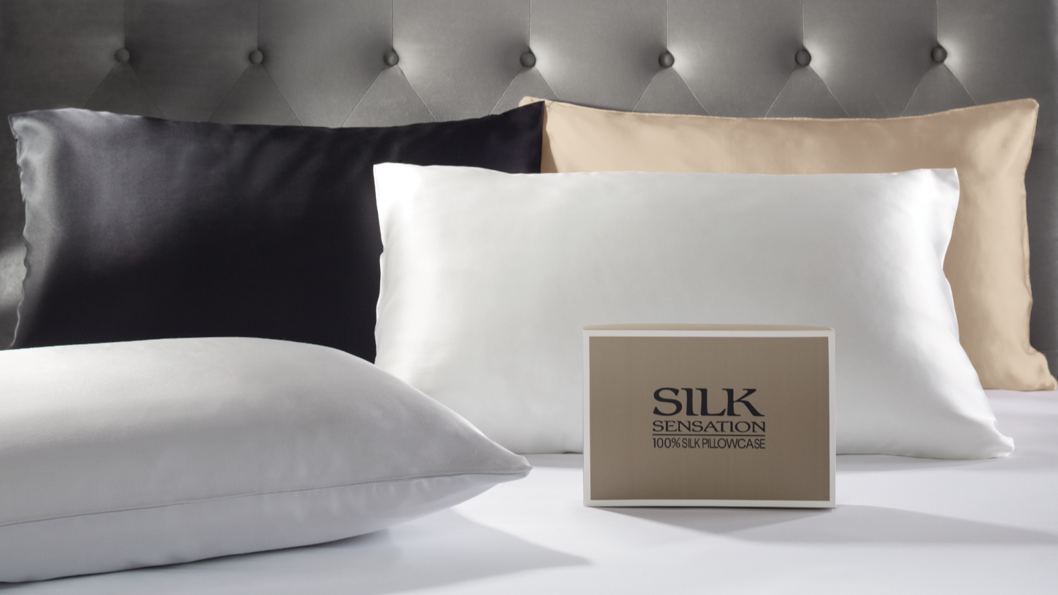 100% Silk Pillowcase by Silk Sensation