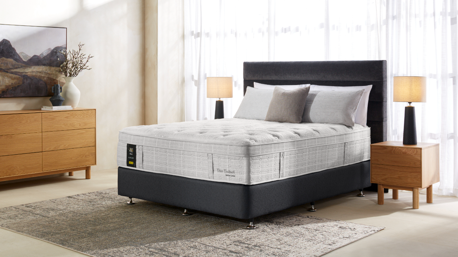 Chiro CoolTouch Medium Double Mattress by King Koil