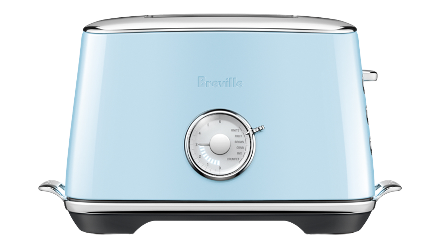 A Breville the Toast Select Luxe 2 Slice Toaster in Cotton Candy Glaze finish