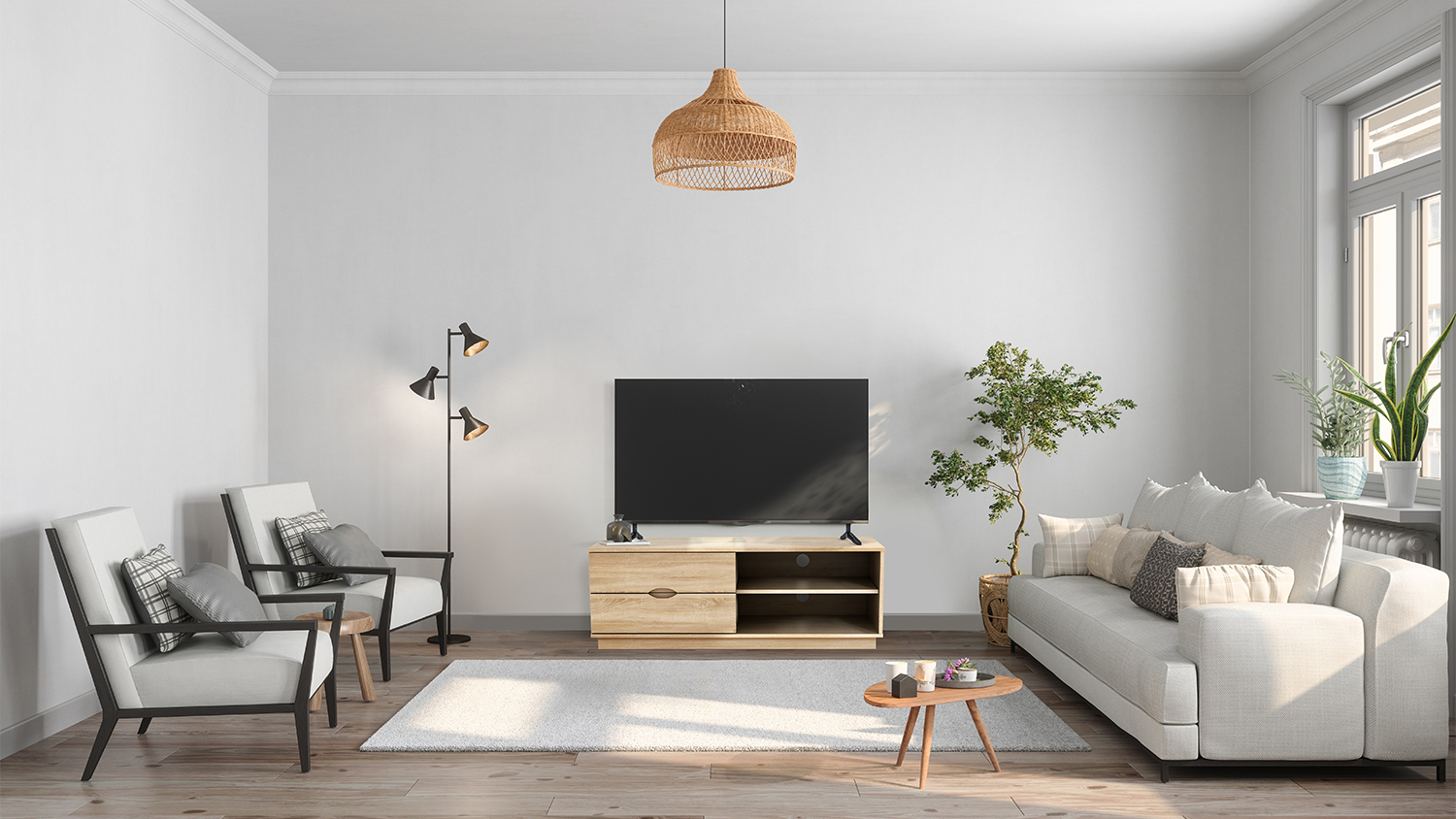 AVS 1.2m Cilo TV/AV Entertainment Centre Cabinet - Ivory Ash (CILO1200IA)