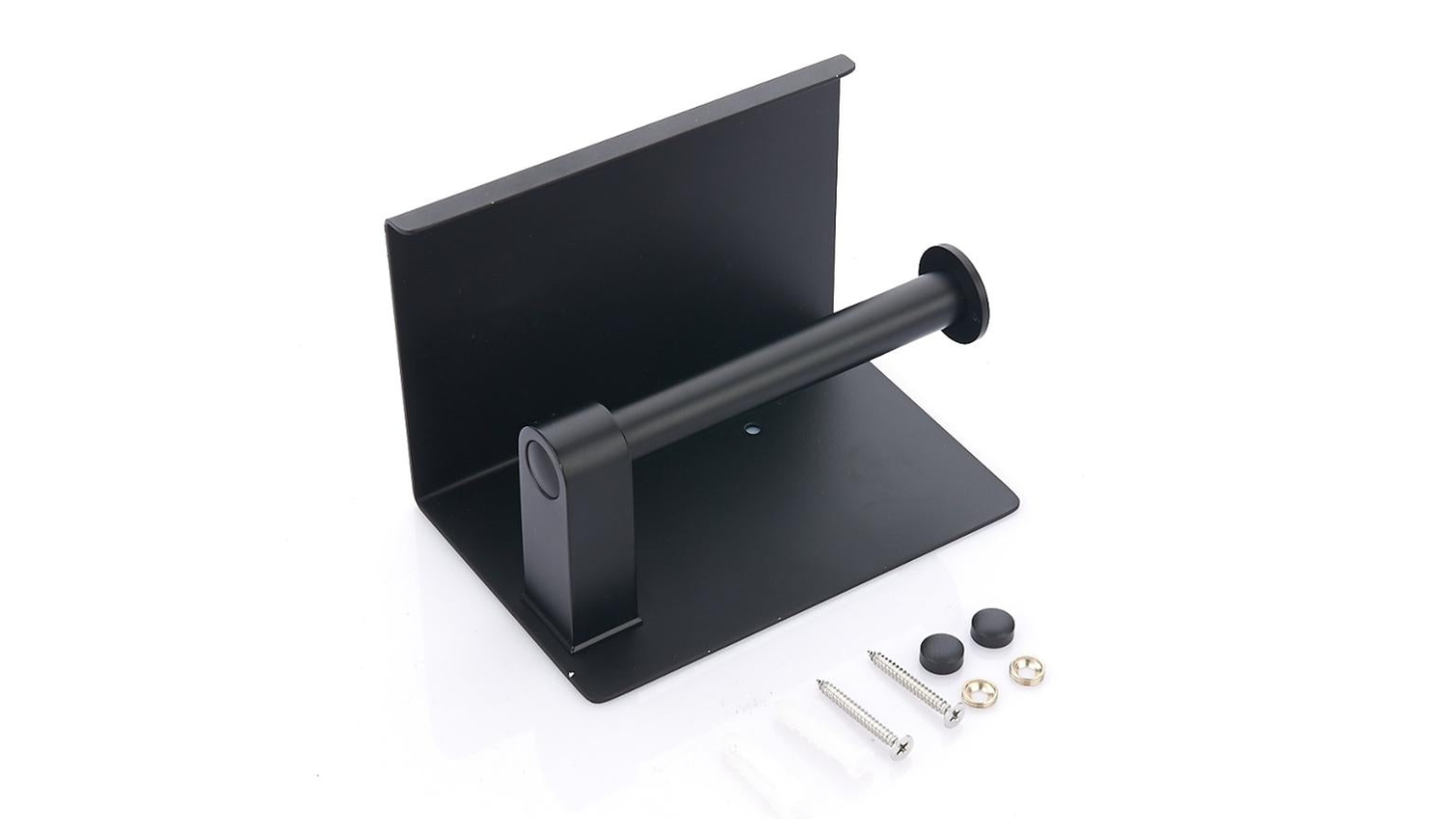 Kmall Stainless Steel Toilet Roll Holder with Shelf