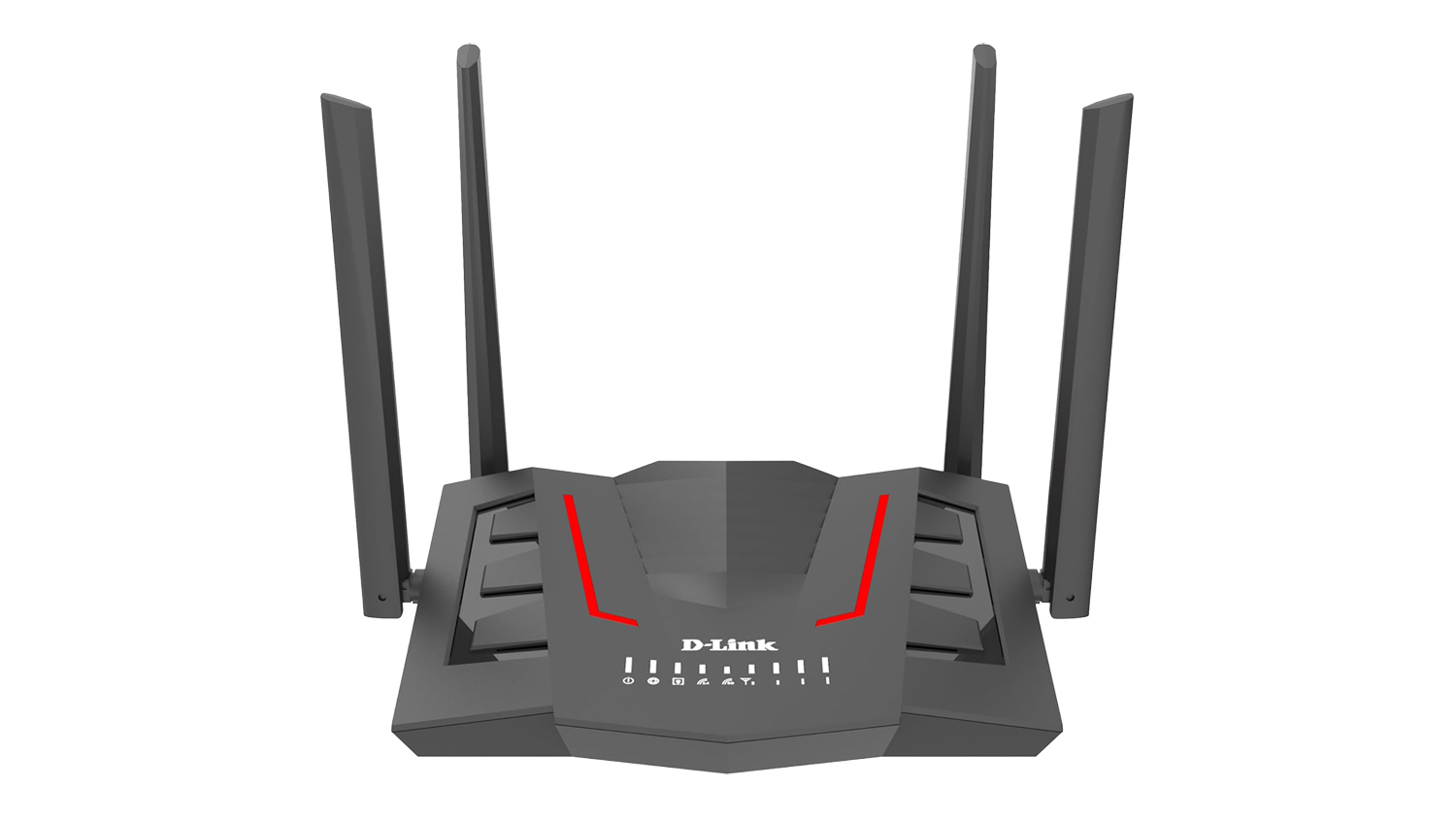 D-Link DWR-M955X AX1500 Dual-Band Wi-Fi 6 Router in a sleek black finish