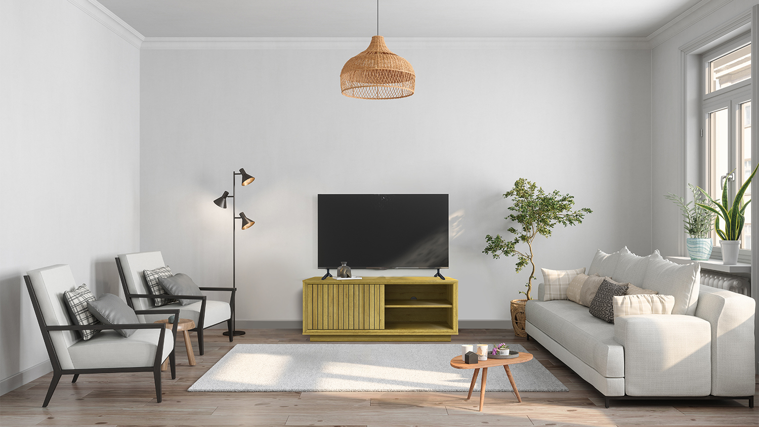 AVS 1.2m Mia TV/AV Entertainment Centre Cabinet - Riviera Eichi (MIA1200RE)