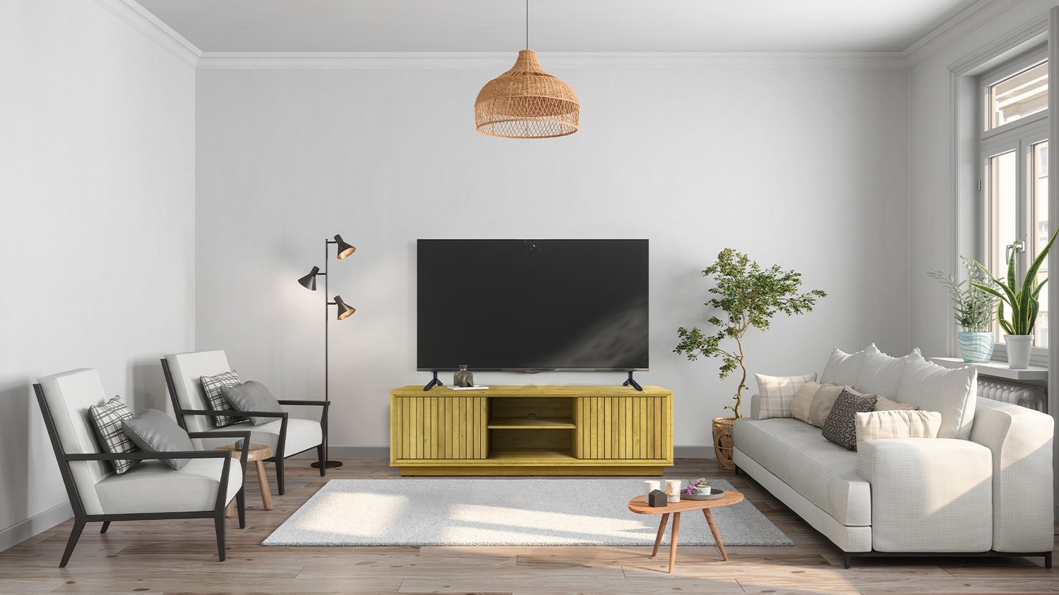 AVS 1.6m Mia TV/AV Entertainment Centre Cabinet - Riviera Eichi (MIA1600RE)