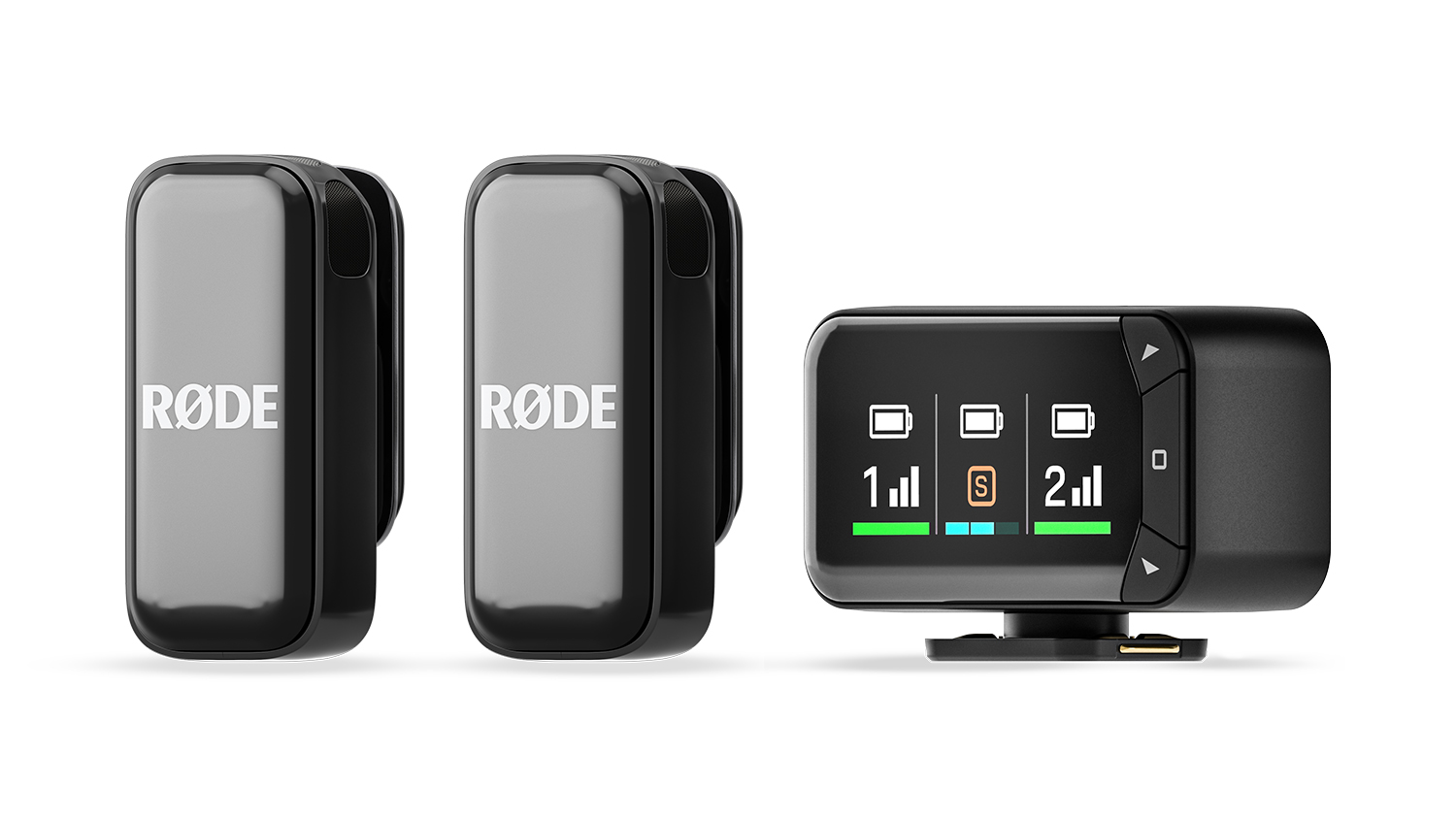 RODE Ultra-Compact USB-C Wireless Microphone Audio System in sleek black finish