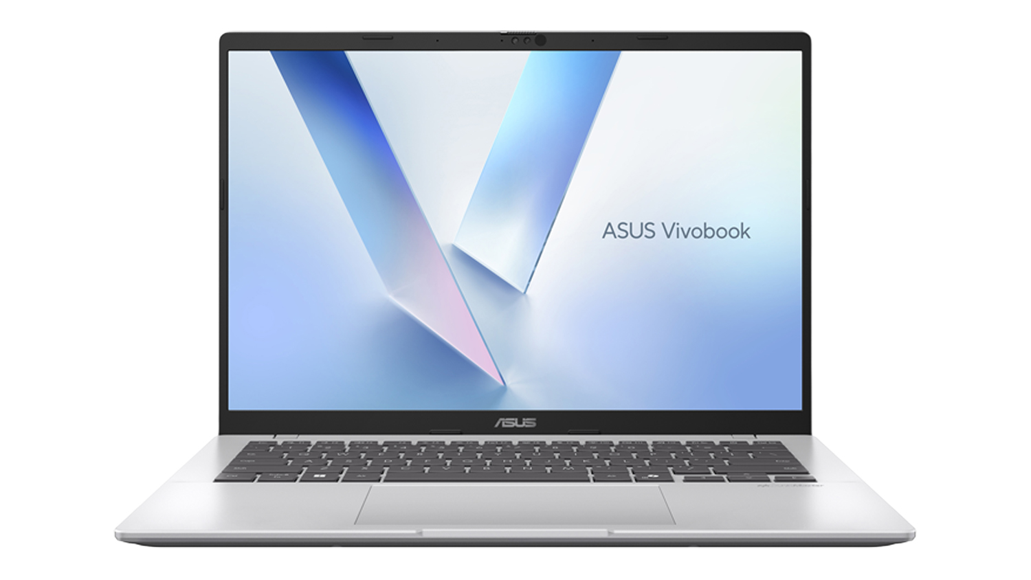 An Asus Vivobook 14" Laptop in cool silver finish
