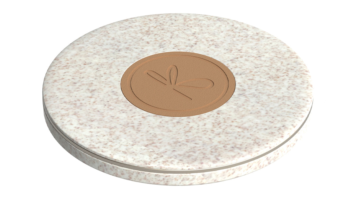 Kreafunk wiCHARGE 2 Wireless Charging Dock in stylish wheat colour