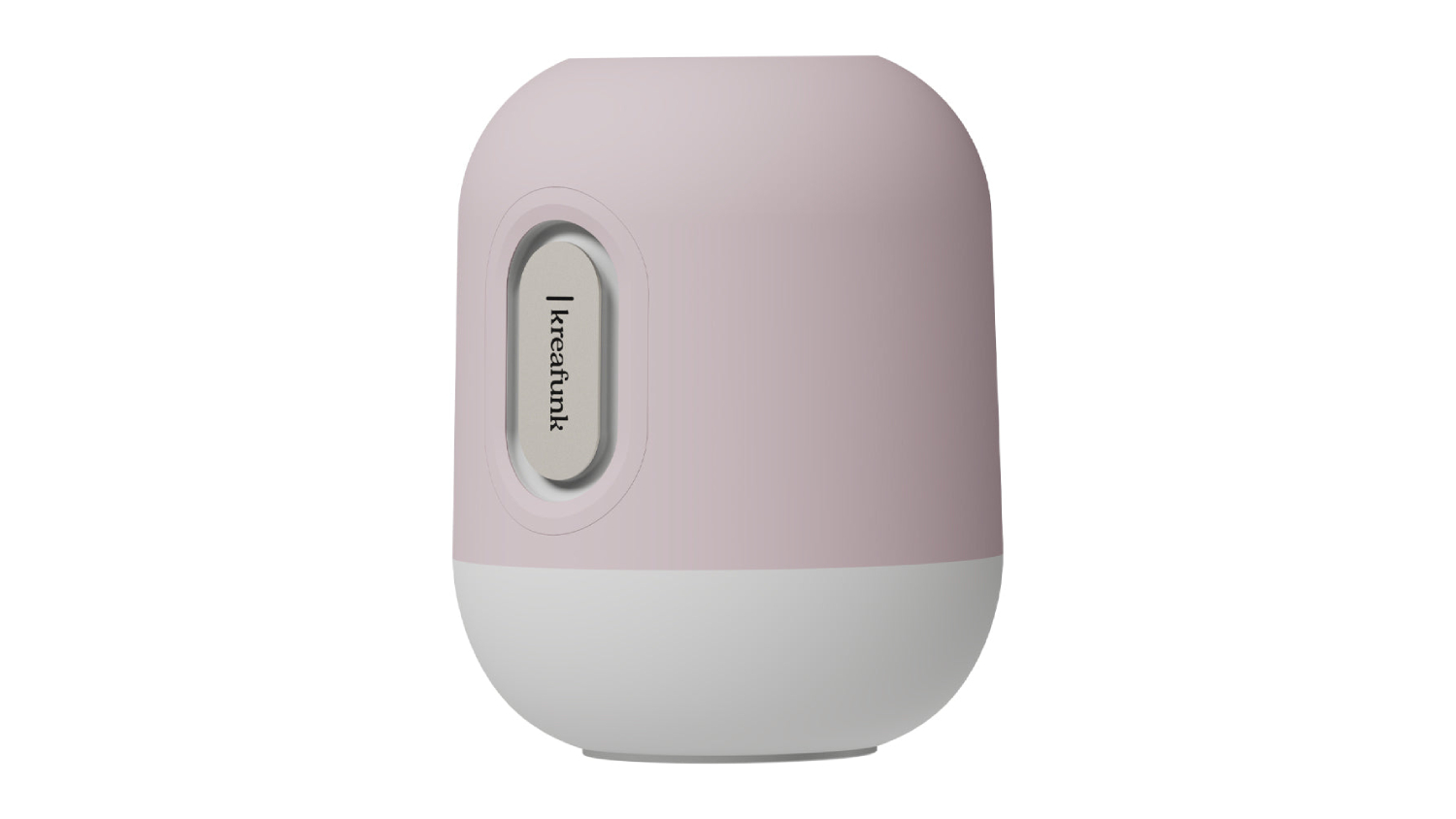 A left-angled view of the Glowie Bluetooth speaker