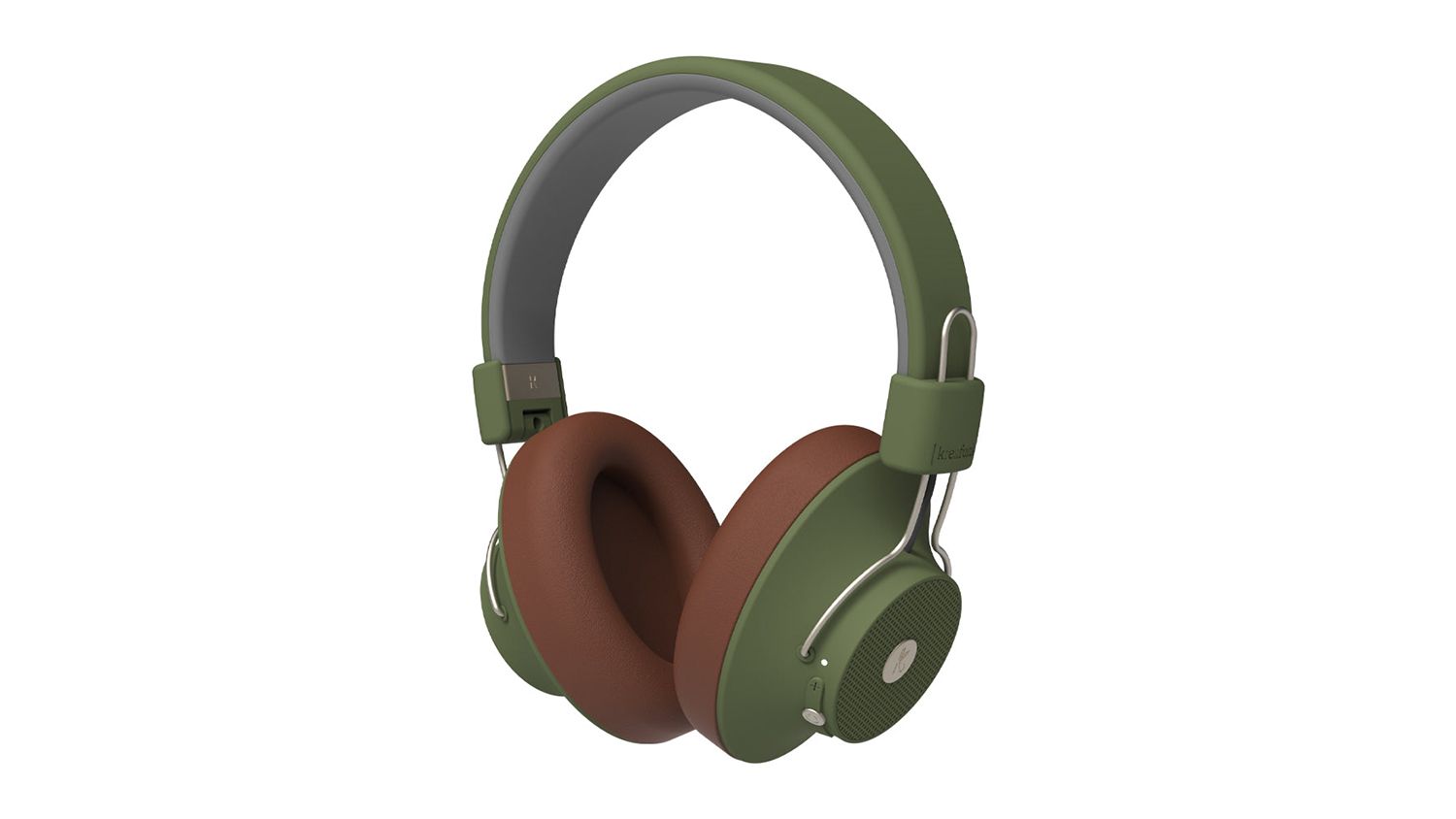 Kreafunk aBEAT Qi Bluetooth Over-Ear Headphones in stylish green colour