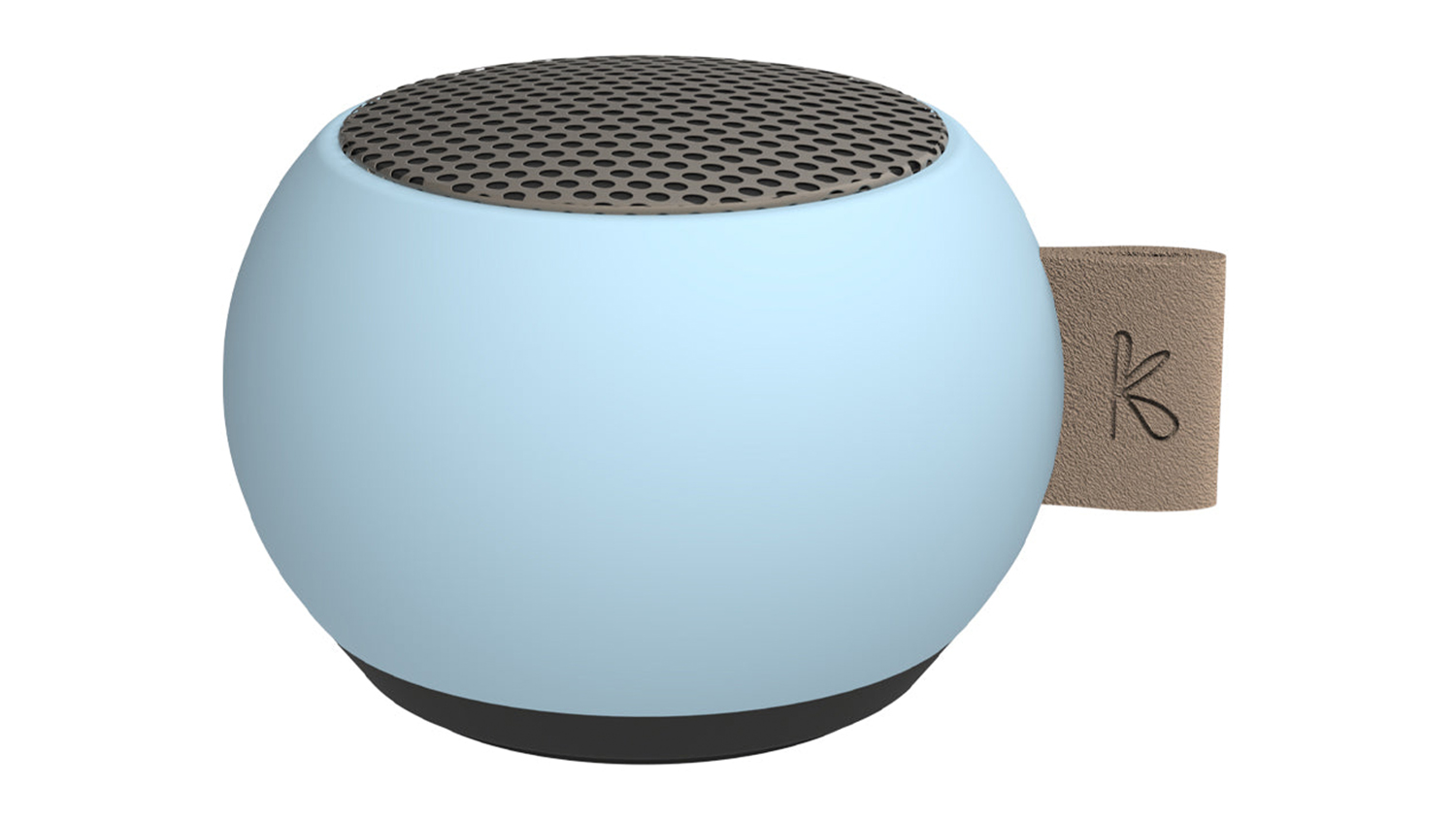 A Kreafunk aGO mini Portable Bluetooth Speaker in stylish blue colour
