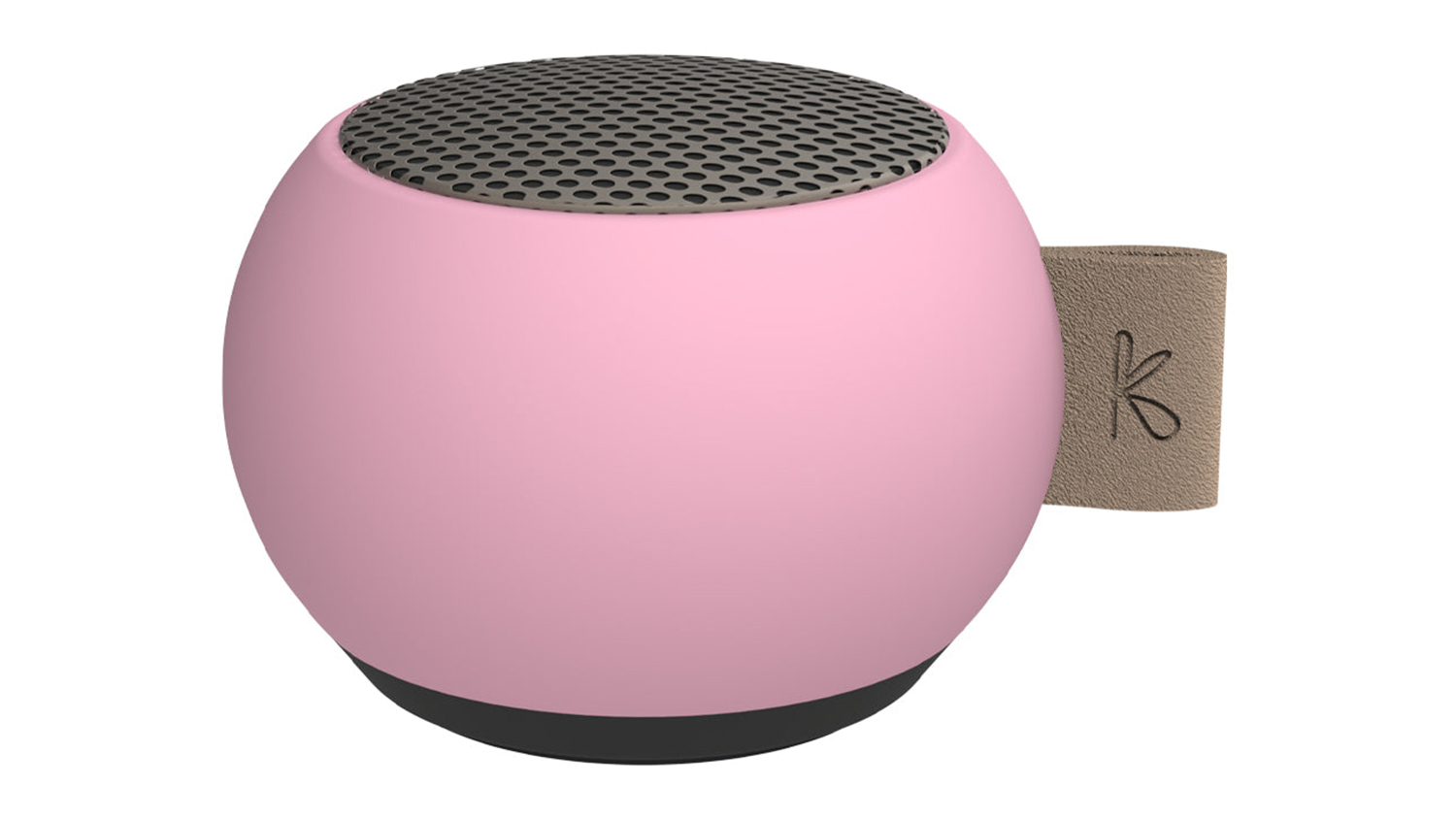 A Kreafunk aGO mini Portable Bluetooth Speaker in stylish pink colour